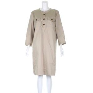 Gerard Darel: Utility Shirt Dress with adjustable sleeves